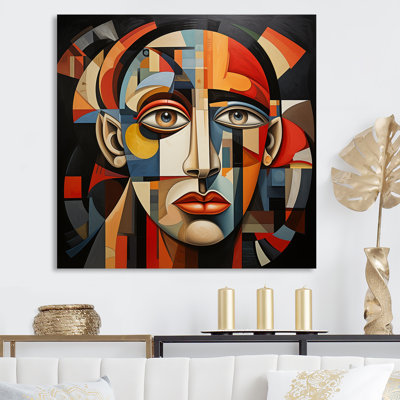 Pablo Picasso Cubism Portrait II - Woman Abstract Canvas Prints