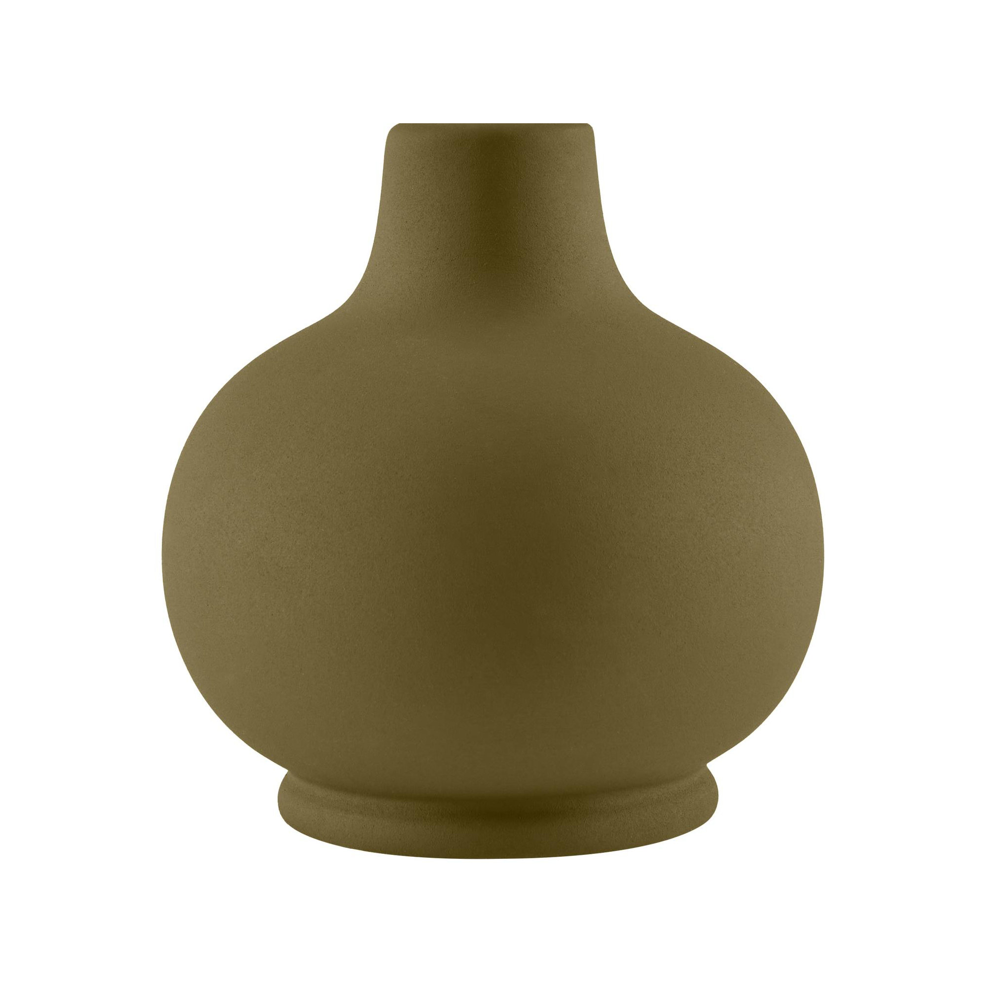 Momsen Scallop Shade Matte Lamp, Green, Natural, 13"H x 8"W x 8"D