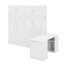 Grand lit escamotable avec bureau et tablettes-979261463