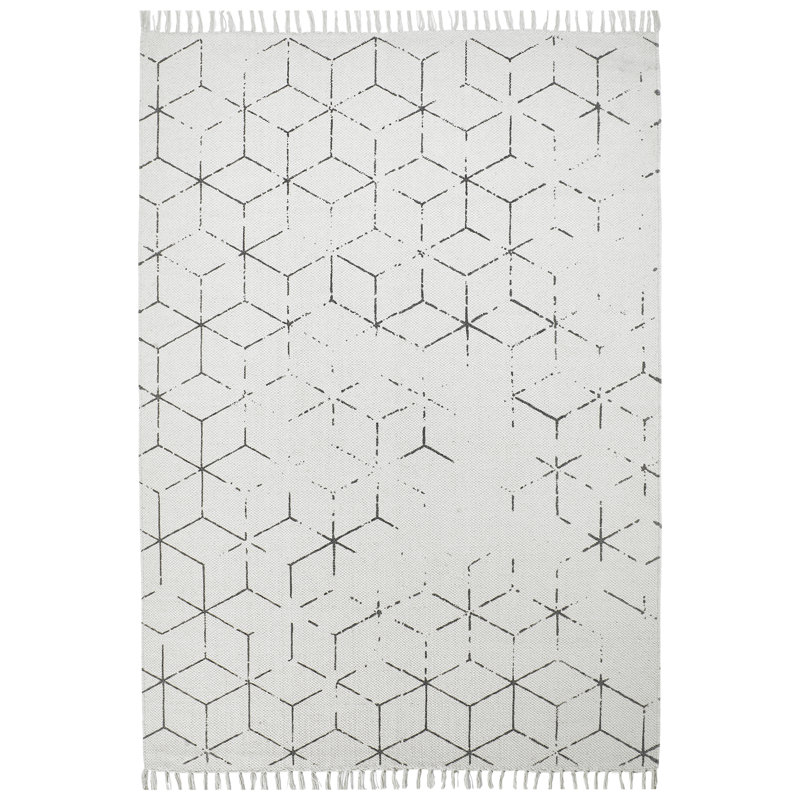 Castle Geometric Hand Woven Area Rug, Rectangular 160 x 230cm