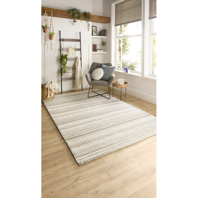 Lombox Striped Hand Woven Area Rug, Rectangle 80 x 150cm