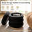 Rosa Modern Storage 360°Swivel Round Ottoman With Solid Wood Base-31970833