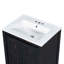 Meuble-lavabo de style rétro avec deux lavabos et beaucoup de rangement pour optimiser l'espace
