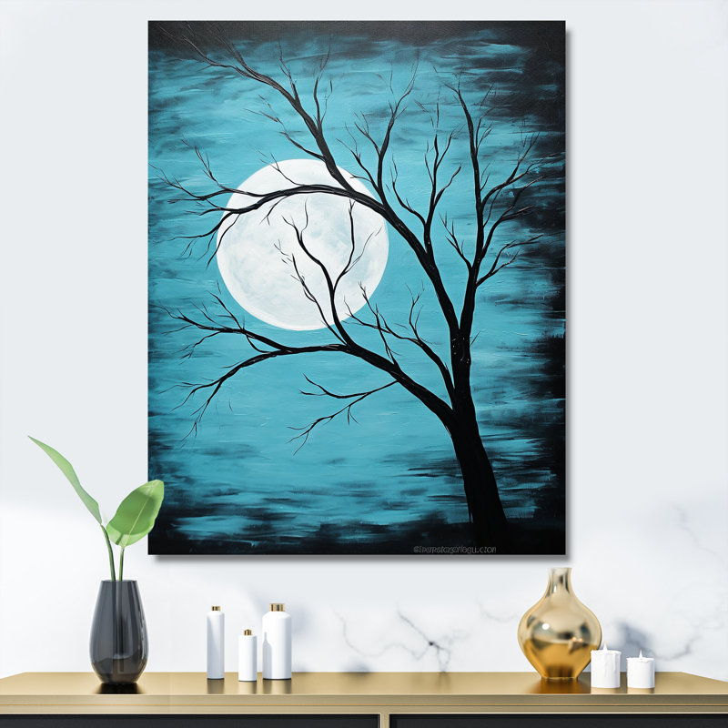 Blue Moon Tranquility I, Toile tendue, H 20 po x l 12 po x P 1 po