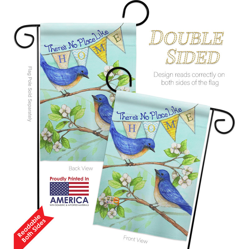 Quillin Double Sided 18.5'' H x 13'' W Polyester Flag Set