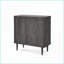 Commodes et amp; Armoire, commode 3 tiroirs Mid-Century | Gris | Panneau de fibres à densité moyenne
