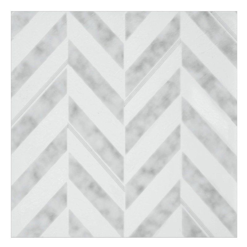 Retro Self Adhesive 12" x 12" x 1.5mm Luxury Vinyl Tile, Chevron