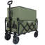 Chariot utilitaire extensible à deux couches d'une capacité de 225 lb pour le camping, le jardinage et le magasinage - vert armée-125364563