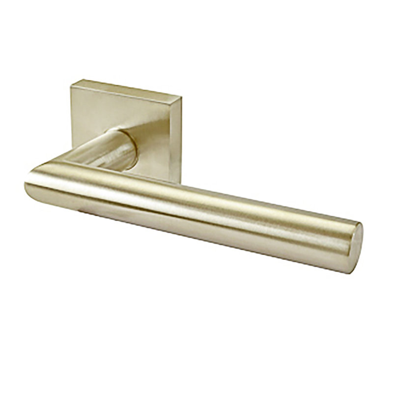 Ensemble de levier de porte de passage, Acier inoxydable satiné, 2,375 po
