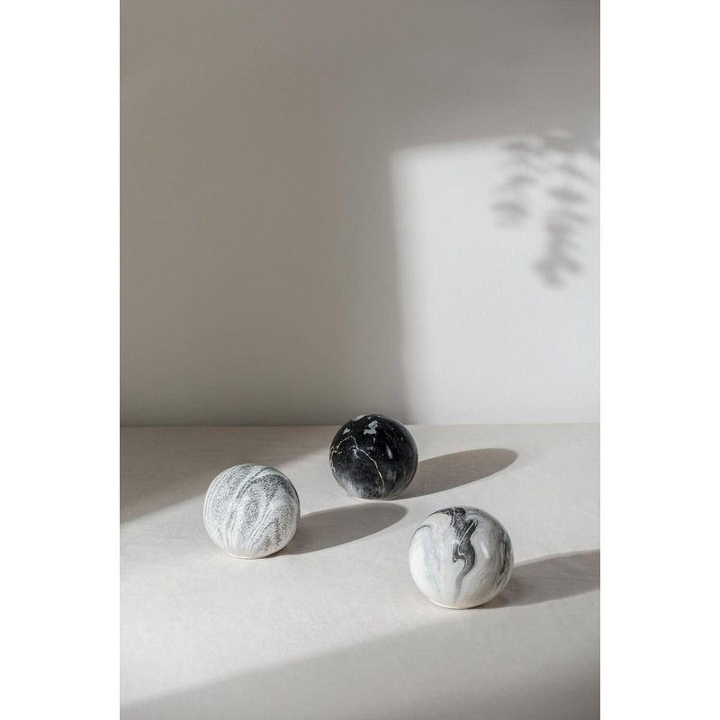 Ensemble de sculpture boule 3 pièces