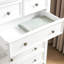 Commode de rangement 6 tiroirs blanc