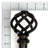 Kamath Steel Adjustable Single Curtain Rod-239922715