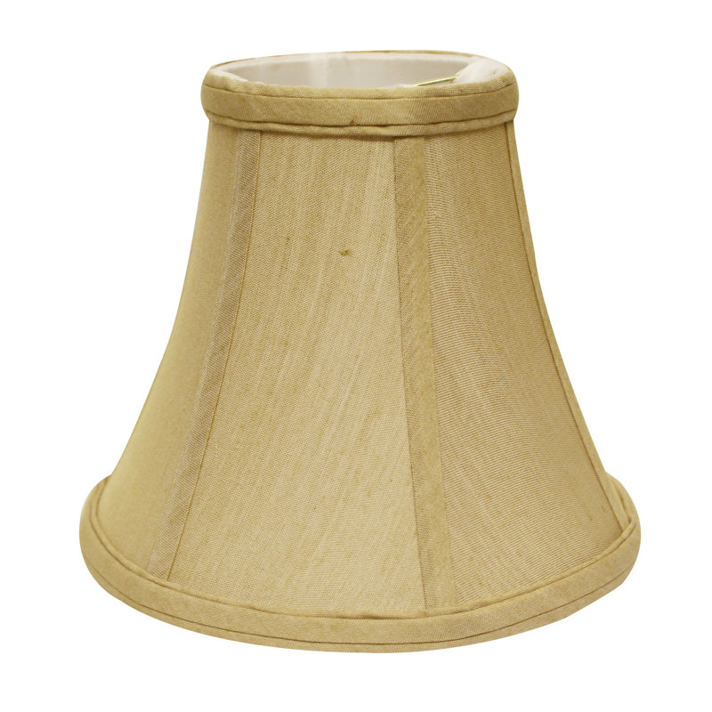 Abat-jour cloche de qualité supérieure, Brun clair, H 10 po x l 12 po x P 12 po