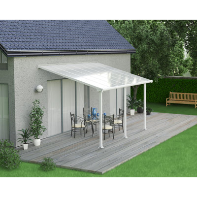 Auvent de patio en polycarbonate