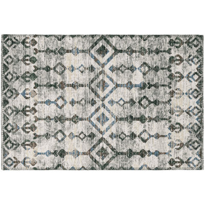 Anta Chenille Washable Ikat Indoor/Outdoor Rug