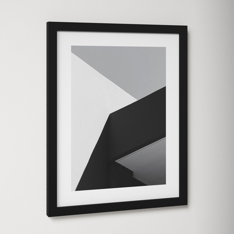 Architecture 1 by Design Fabrikken, 19.12" H x 15.12" W x 0.88" D, Black Framed Paper