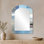 Miroir mural Modern Modern - Blue Oceans Edge of Wonder Accents