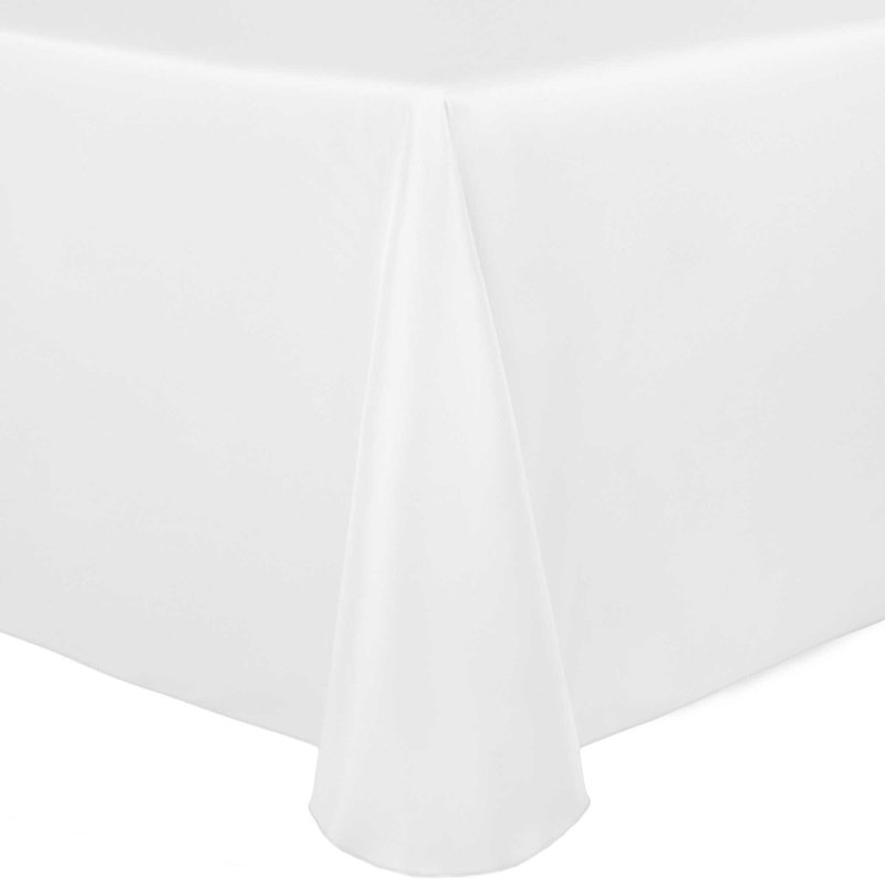 Hanah Solid Color Square Tablecloth, Lagoon, 1, 108" Square