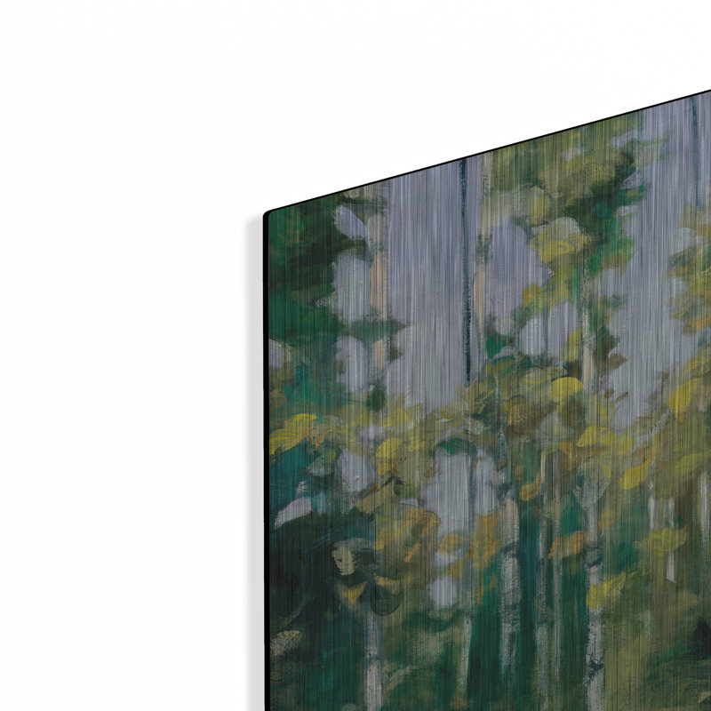Luxe Metal Art 'Birches'  by Julia Purinton Metal Wall Art, 24" x 24", 12" H x 12" W