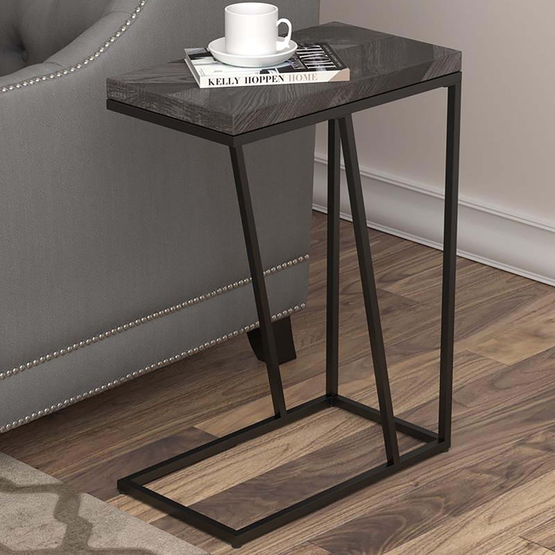 Hymes End Table, Rustic Gray