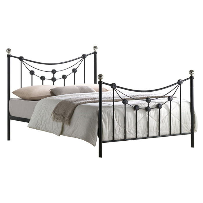 Solid Wood Bed, Double (4'6)