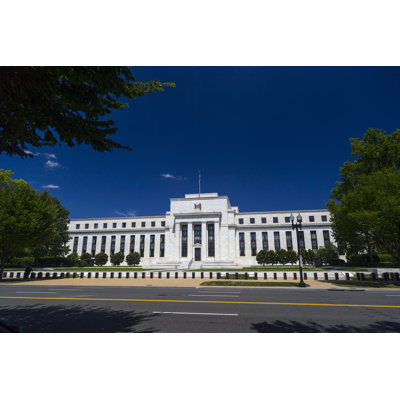 Federal Reserve Building by Serbek - Wrapped Canvas Print