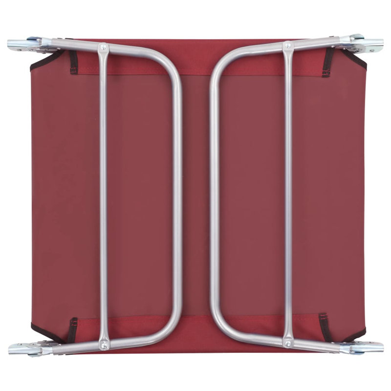 Tournelle 22.4" Long Double chaise, Red