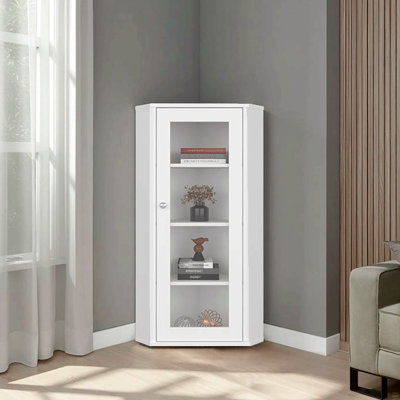 Vitrine avec porte en verre Genova