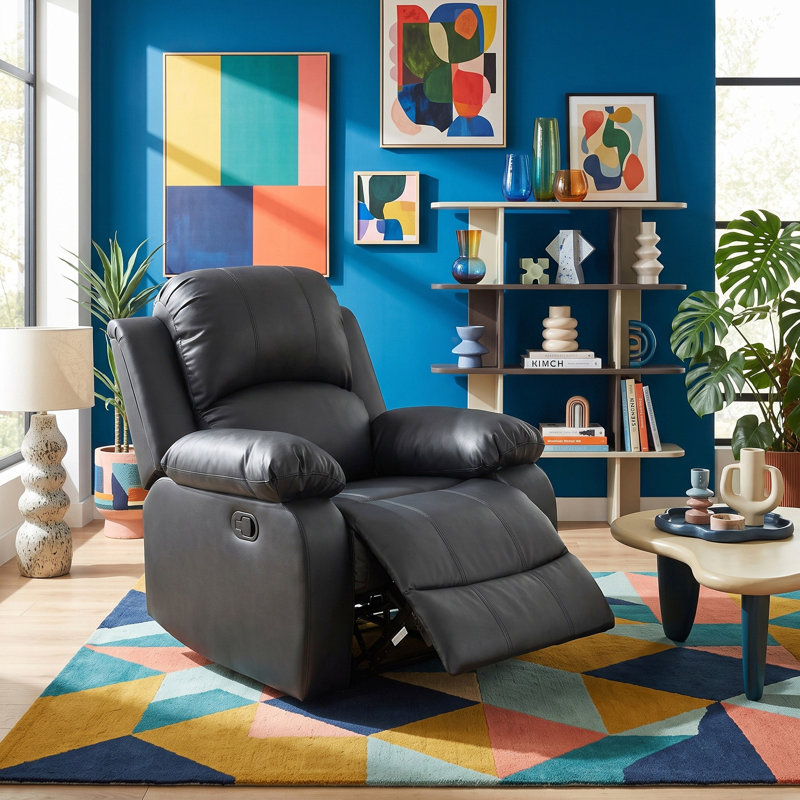 Fauteuil de rechauffement manuel Warmora, Similicuir brun