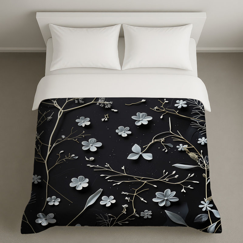 Housse de couette Floral Bedding Nature, Lit simple
