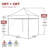 Amaziyah 96 Ft. W x 96 Ft. D Steel Pop-Up Canopy-53062722-89060194