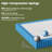10"/12"/14" 9-layer Hybrid Mattress With Pocketed Coils & Dual-zone Support - Cooling Gel Memory Foam,  Certipur-us/oeko-tex/c,no Fiberglass-1242863005-1242863002