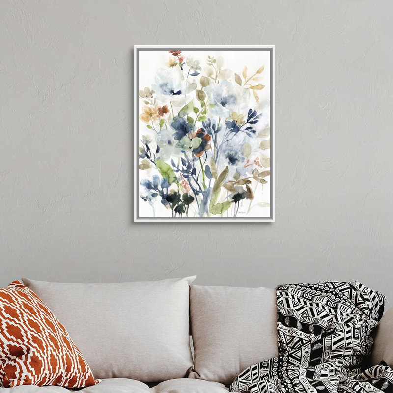 Holland Holland Mix I - reproduction d'art sur toile, Cadre flottant blanc, H 31,7 po x l 25,7 po x P 1,75 po