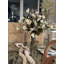 White Magnolias In 16" Glass Cylinder