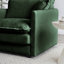 2 pour le salon: chenille. Base en bois massif, tissu doux. Éponge, siège personnalisable, canapé à assemblage rapide en chenille: éponge et design polyvalent