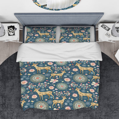 Farmhouse / Country Polyester Abstract Duvet Cover
