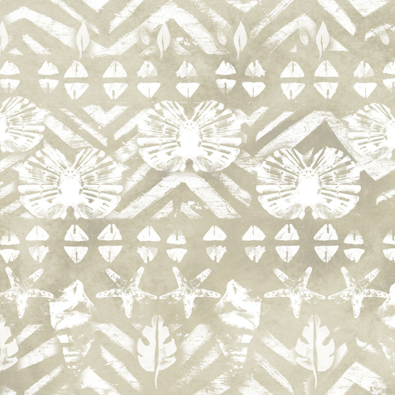 Tribal Coast I 1 Piece Wrapped Canvas Wall Art, 122cm H x 122cm W