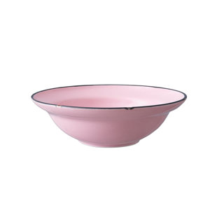 Tin Tin Pink 8.75" Entree Bowl By Luzerne (Case Of 12) (Porcelain) (Set of 12)