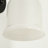 Cassiel 1-Light Dimmable Matte Black Milky Glass Wall Sconce-1063419451