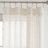 Semi Sheer Scalloped Edge Linen Coastal Beach Window Curtains for Living Room Bedroom 2 Panels Rod Pocket-1854734663-1868737132