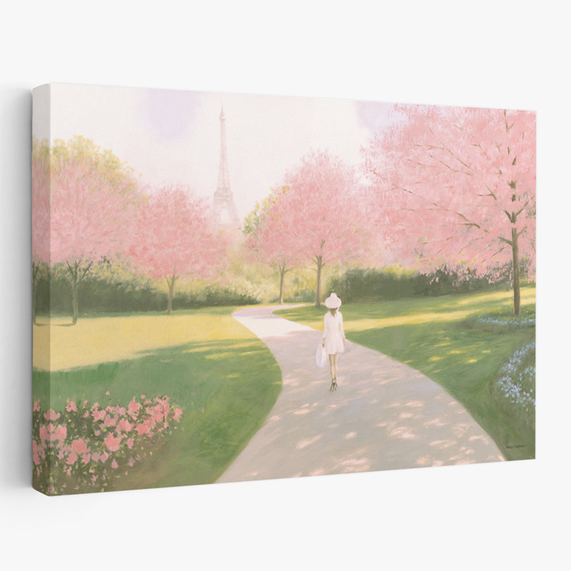 Printemps français et contemporain à Paris II, H 36 po x l 24 po