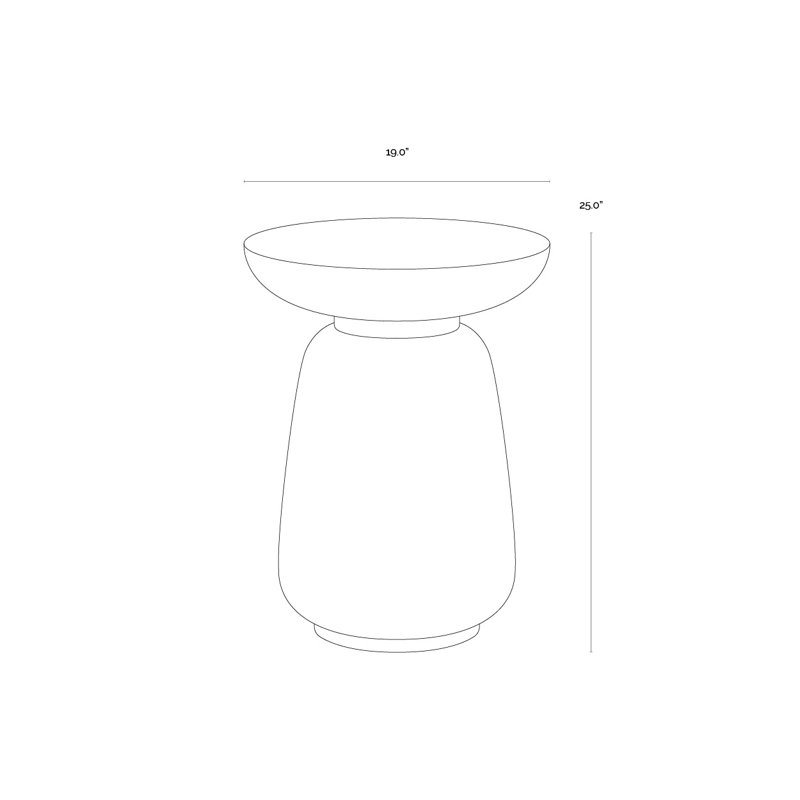 Hali Outdoor Round Side Table