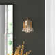 Luke Single Transparent Dimmable Bath Sconce