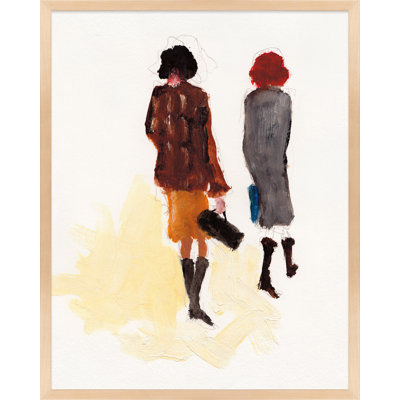 The Shoppers Painting by Simon Schneiderman