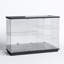Buffet 47,24 po, buffet moderne en verre trempé transparent, vitrine avec lumières à DEL RVB, port USB, port de type C et capteur de mouvement-483947149