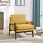 Fauteuil rouge de style Mid-Century - Collection, construction, revêtement en velours doux au design, construction, touche luxueuse-188091138