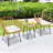 Brookley 2 - Person Wicker Patio Dining Set with Round Table , Cushions Included-1013349621-1013349620