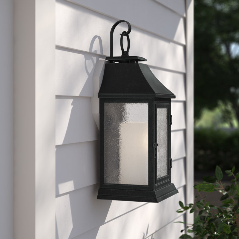 Lanterne murale d'extérieur 1 lumière Sheperd, Cuivre héritage, H 25,63 po x l 8,5 po x P 9,63 po