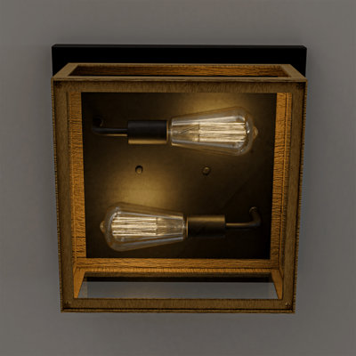Plafonnier encastré 2 lumières
