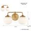 Meuble-lavabo 2 lumières Winston Porter Zavion-85915927